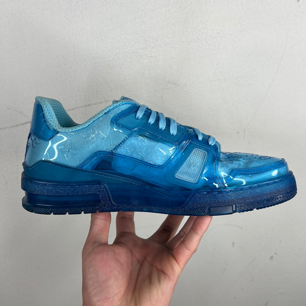 Louis Vuitton Blue Clear Trainer Lows