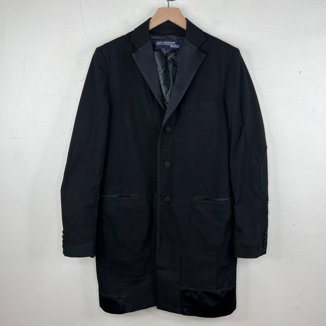 CDG Junya Watanabe Black Trench Coat