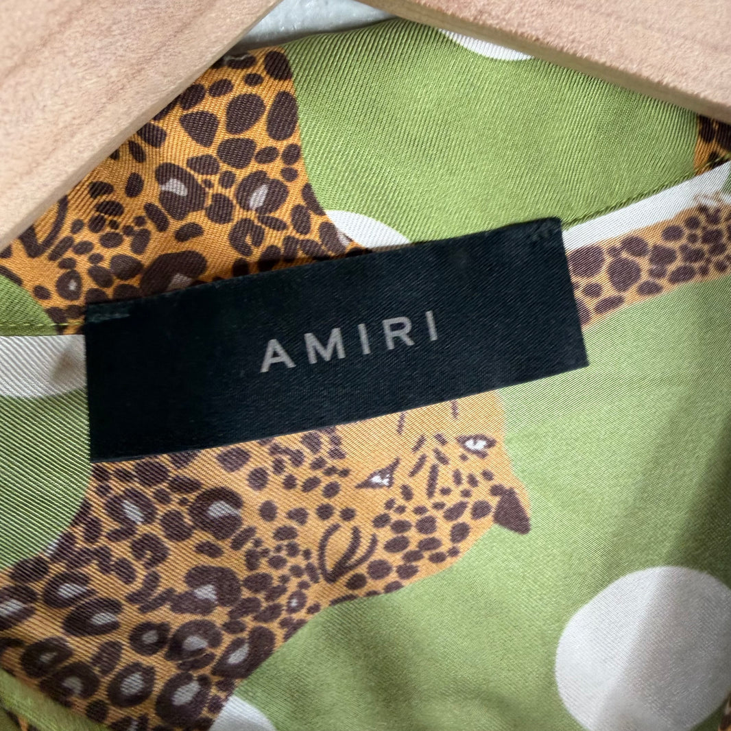 Amiri Sample Tiger S/S Silk Shirt