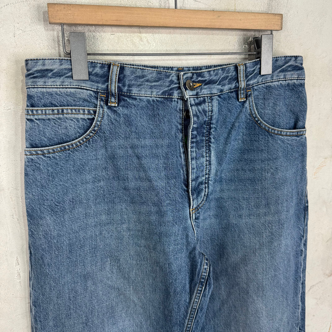 Bottega Veneta Lightwash V Stitch Jeans