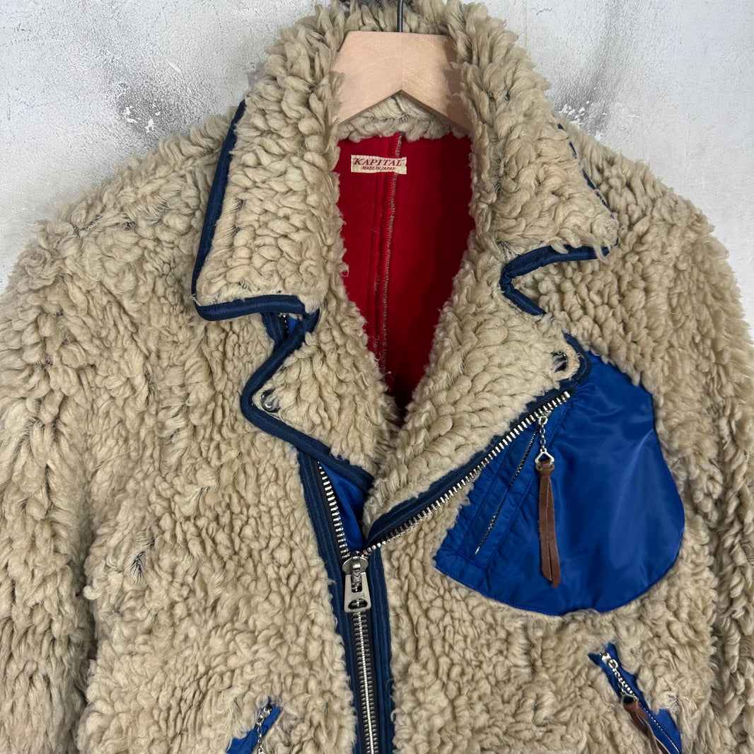 Kapital Boa Fleece Biker Jacket