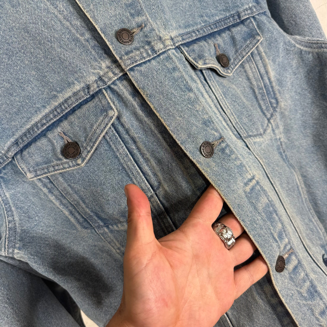 Supreme x Burberry Denim Trucker Jacket