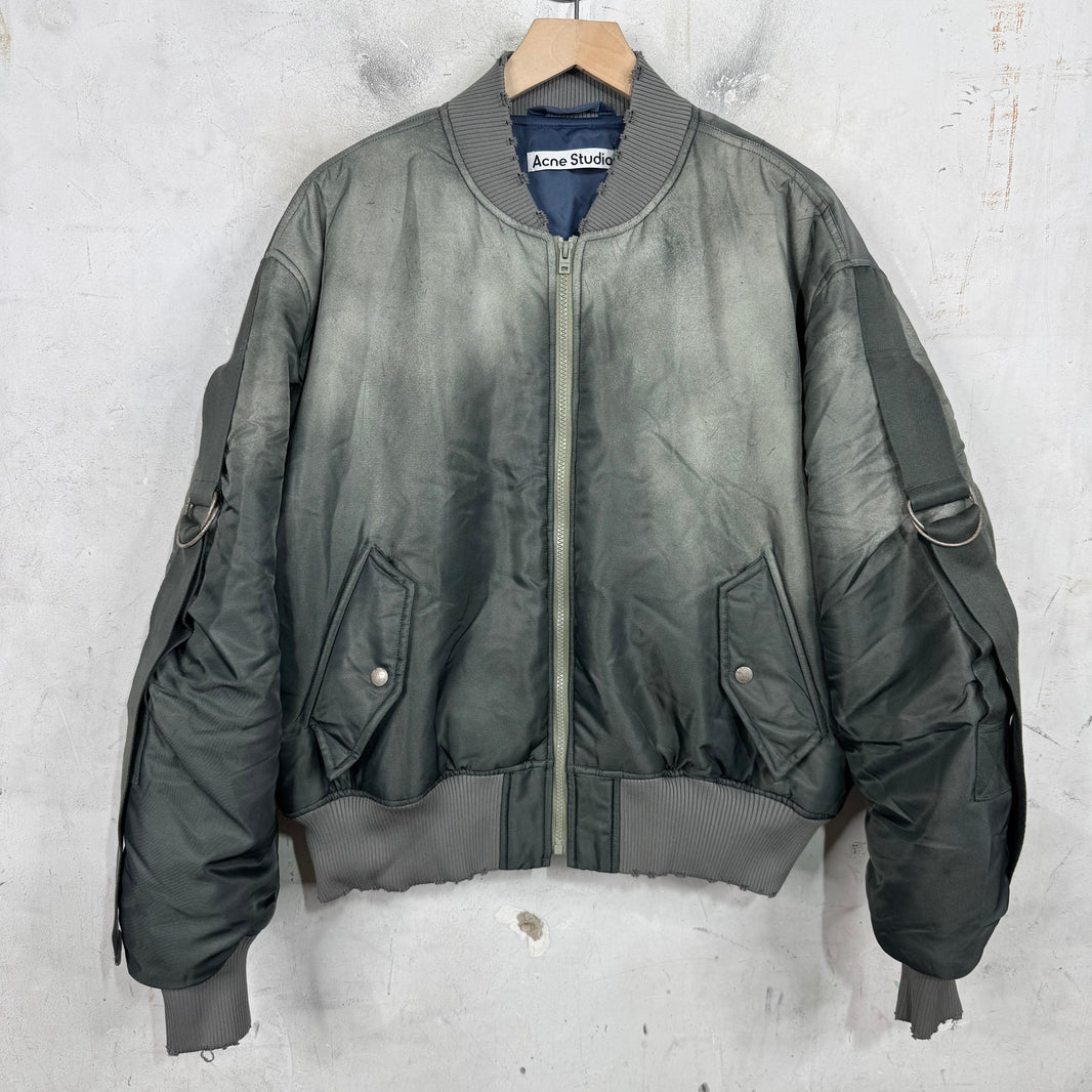 Acne Studios Distressed Bondage Bomber