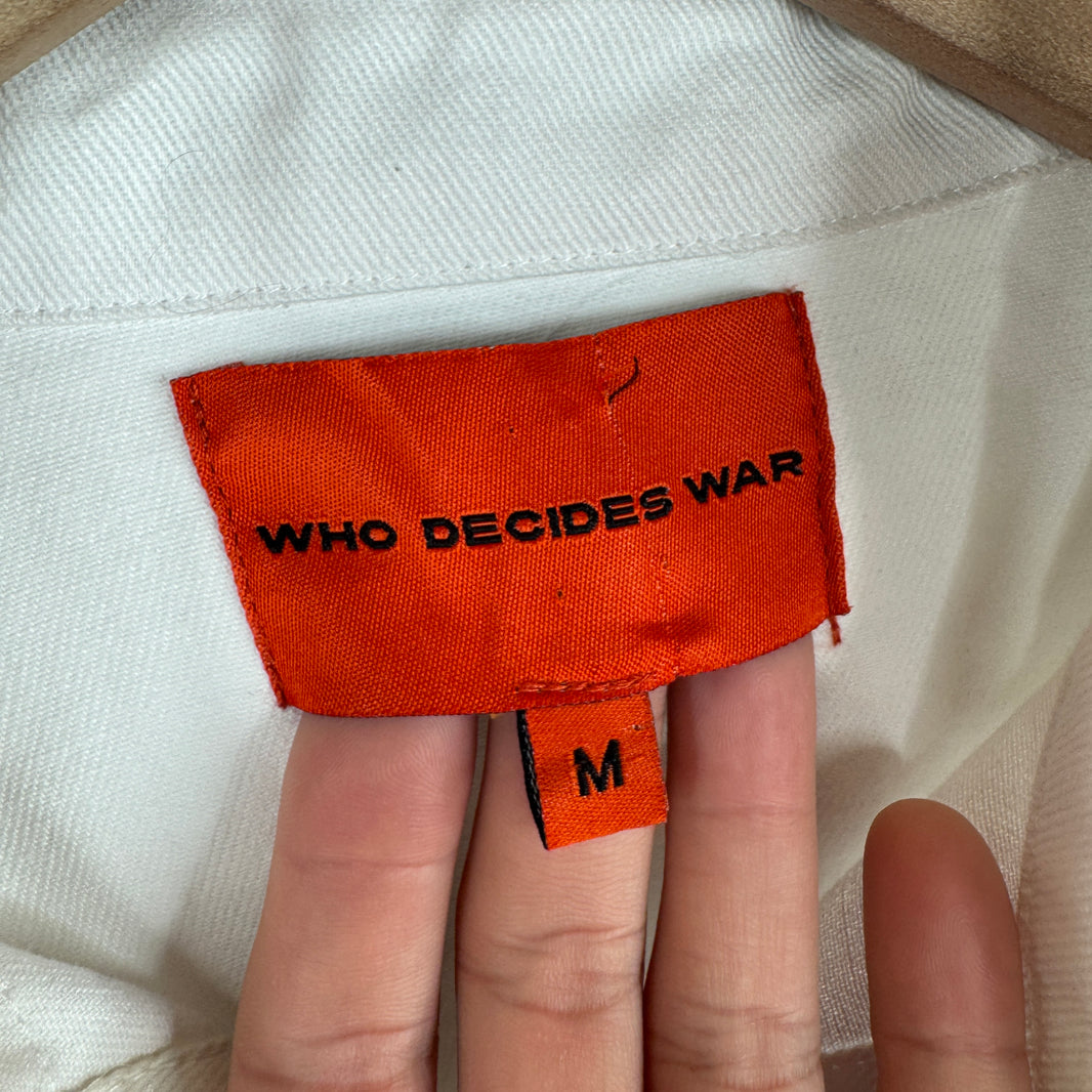 Who Decides War Lace Patchwork Overshirt
