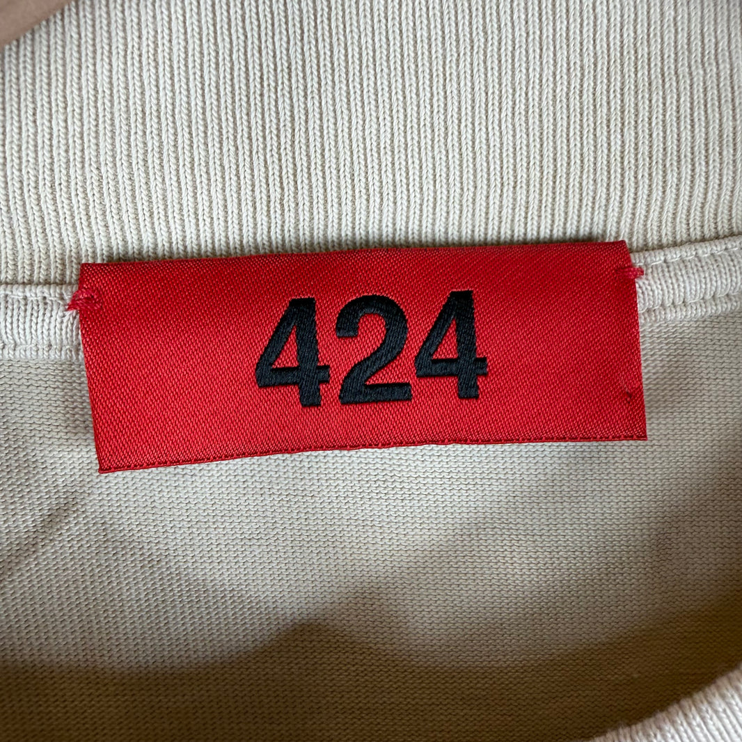 424 Beige Logo T-Shirt