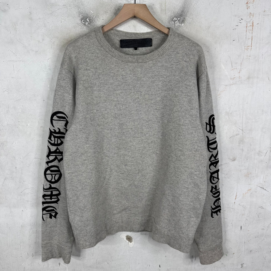 Chrome Hearts Cashmere Script Sweater