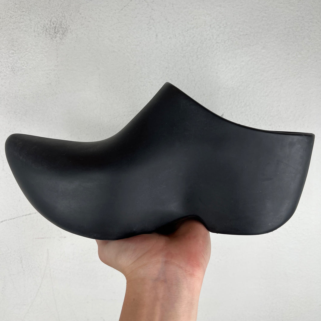 Balenciaga Black Rubber Technoclog Mules