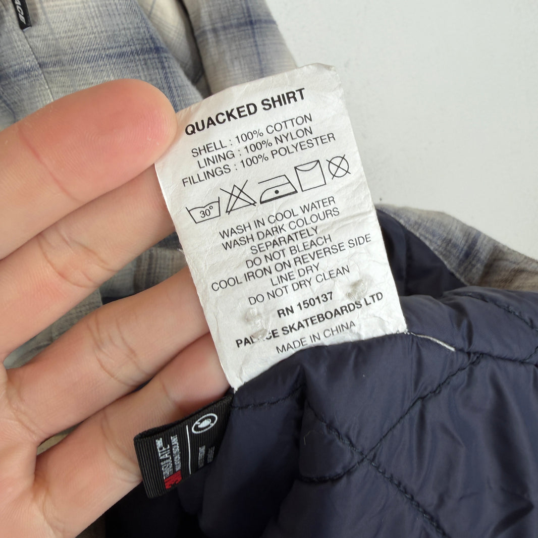 Palace Light Padded Duck Zip Flannel