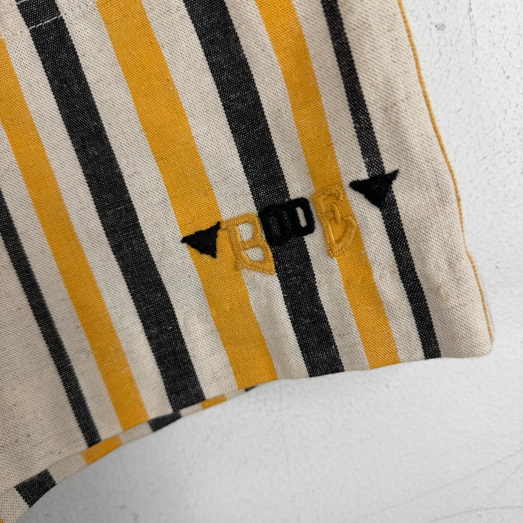 Bode Yellow Striped Shorts