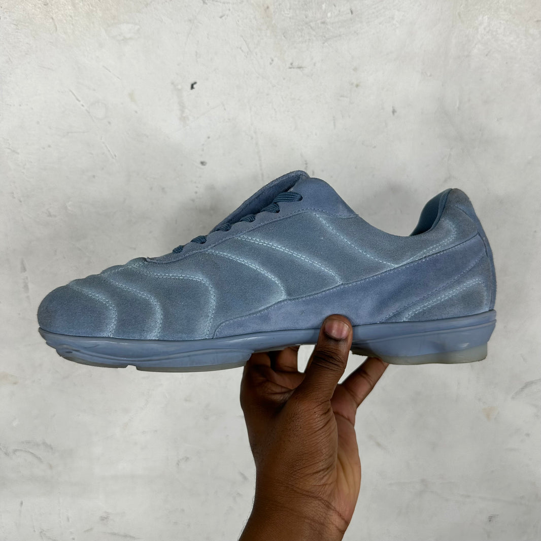 Louis Vuitton Blue Suede Soccer Shoes