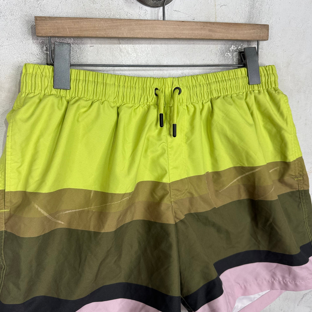Dries Van Noten Paneled Swim Trunks