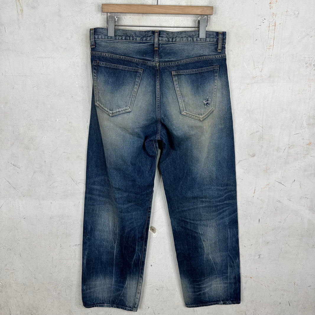 Supreme Faded Blue Selvedge Jeans