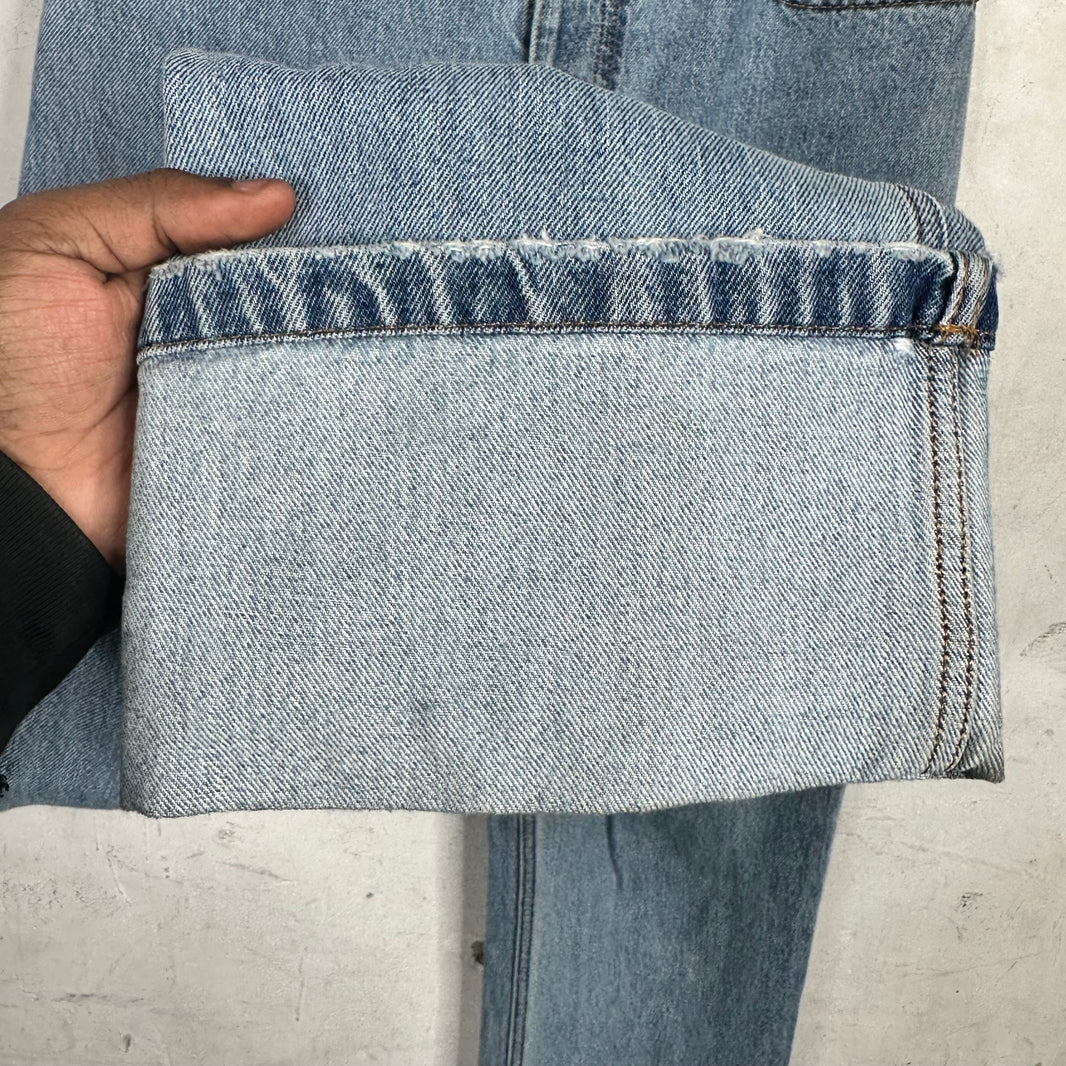 Loewe Lightwash Cuffed Jeans