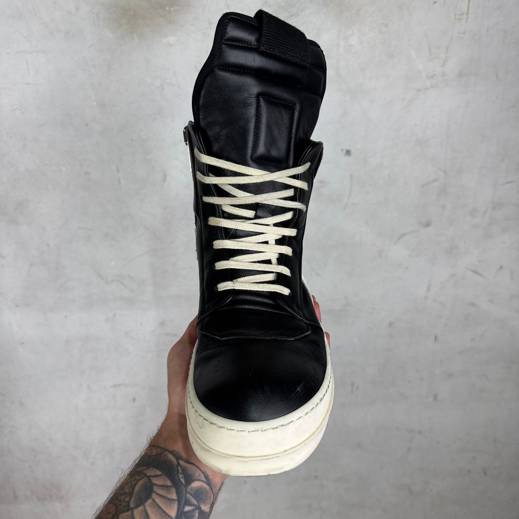 Rick Owens Black/White Geobaskets