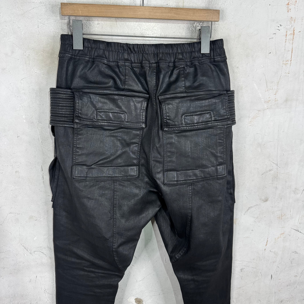 DRKSHDW Waxed Creatch Cargos