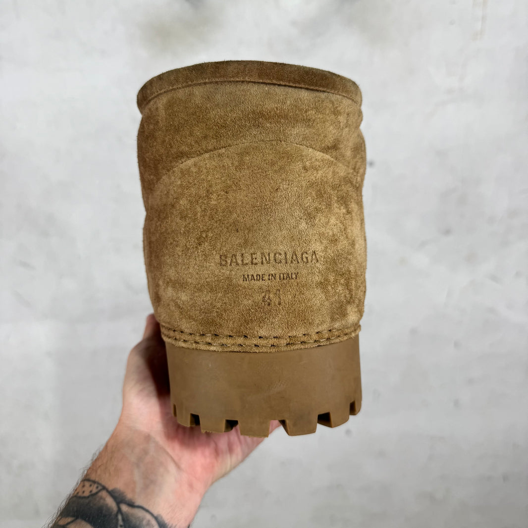 Balenciaga Short Suede Alaska Boots