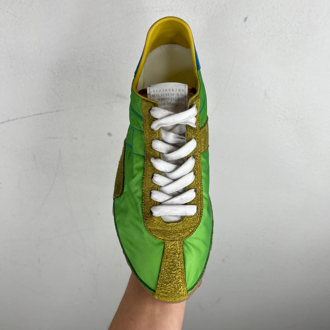 Margiela Green/Yellow Sprinter Sneakers