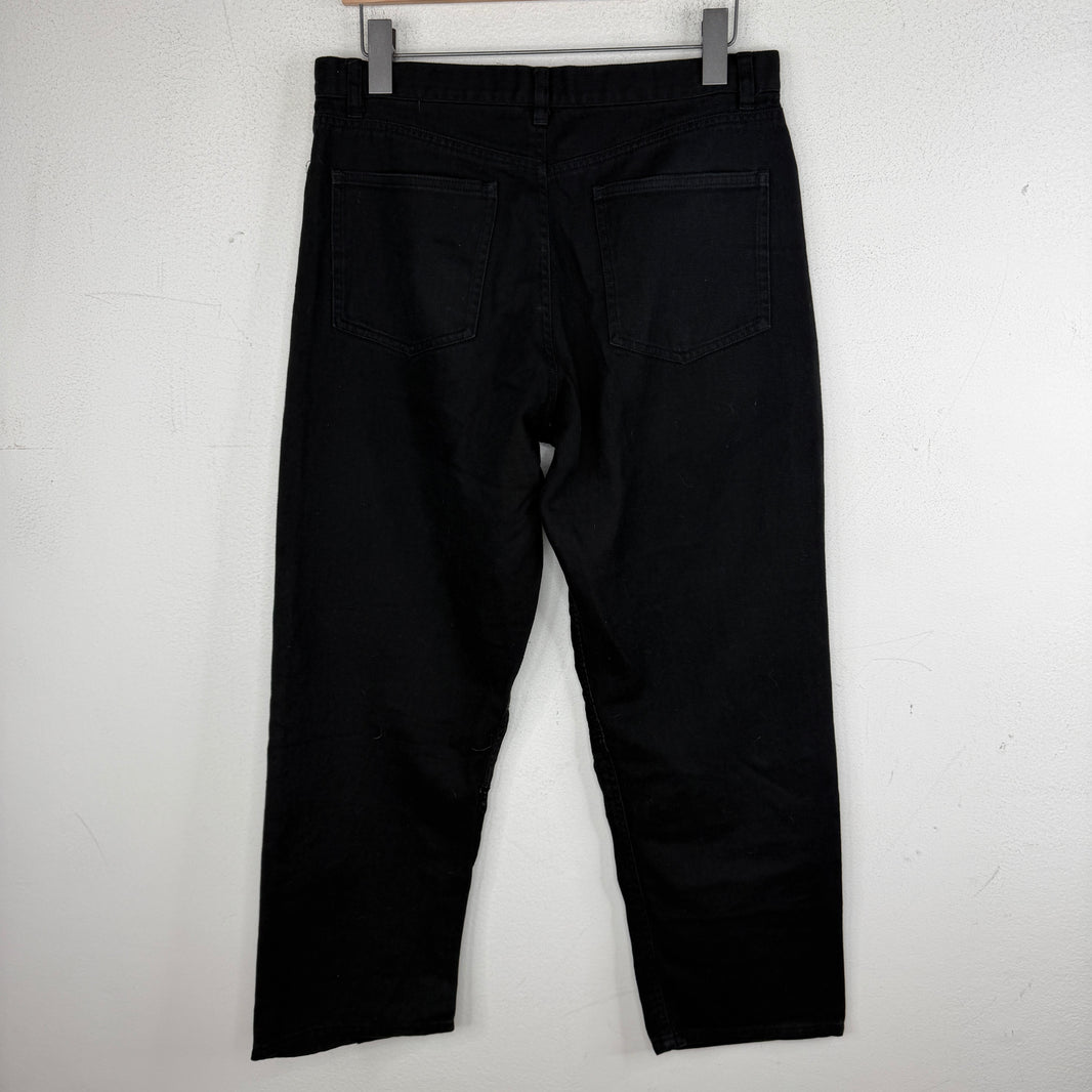 CDG Black Patchwork Trousers