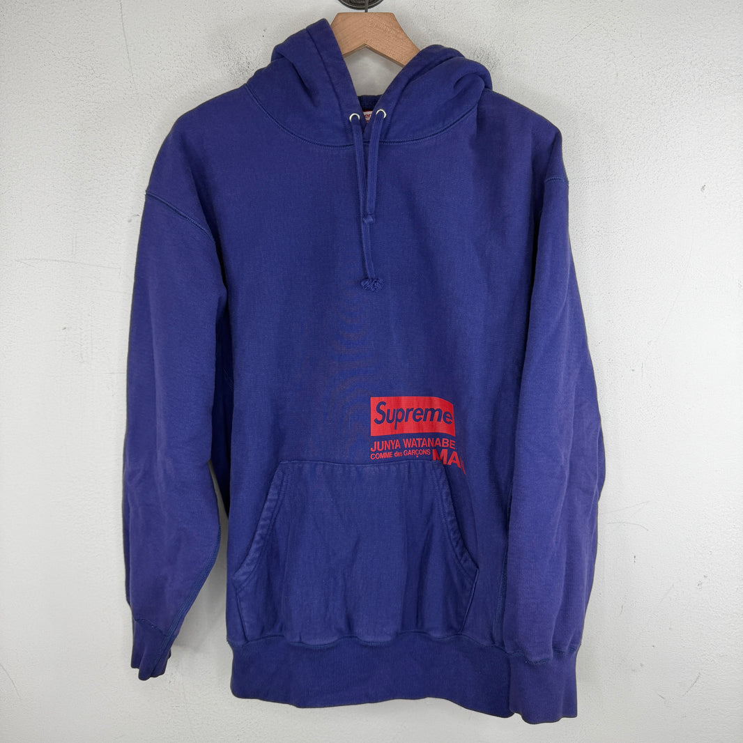 Supreme Junya Watanabe Blue Hoodie