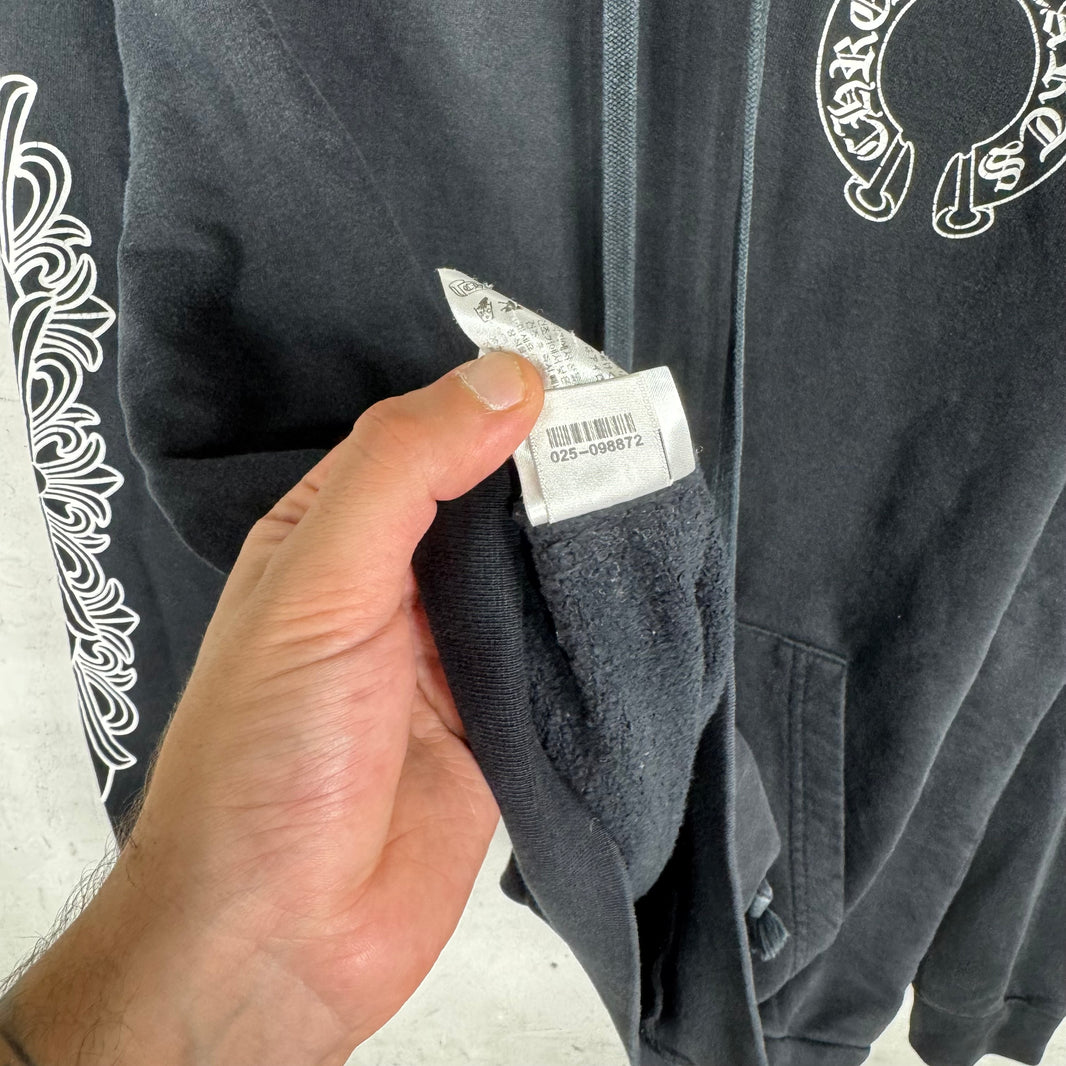 Chrome Hearts Floral Horseshoe Hoodie