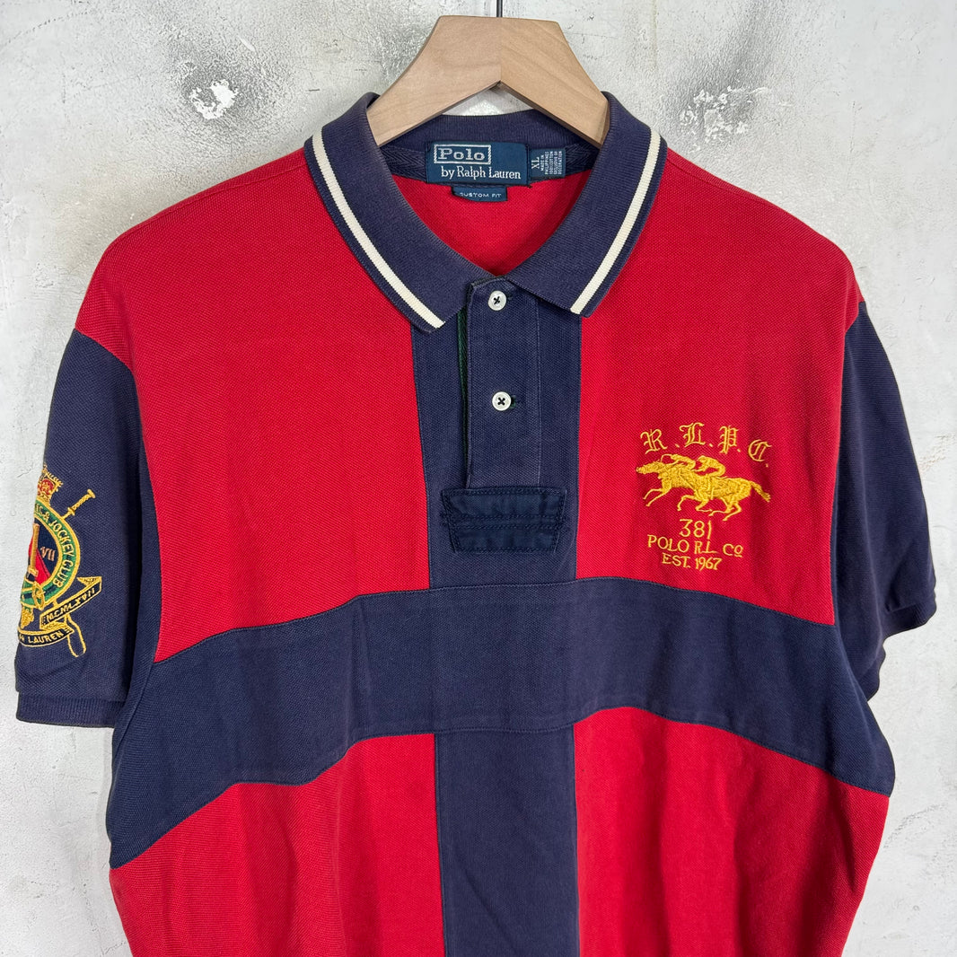 Ralph Lauren Red/Navy Cross Polo