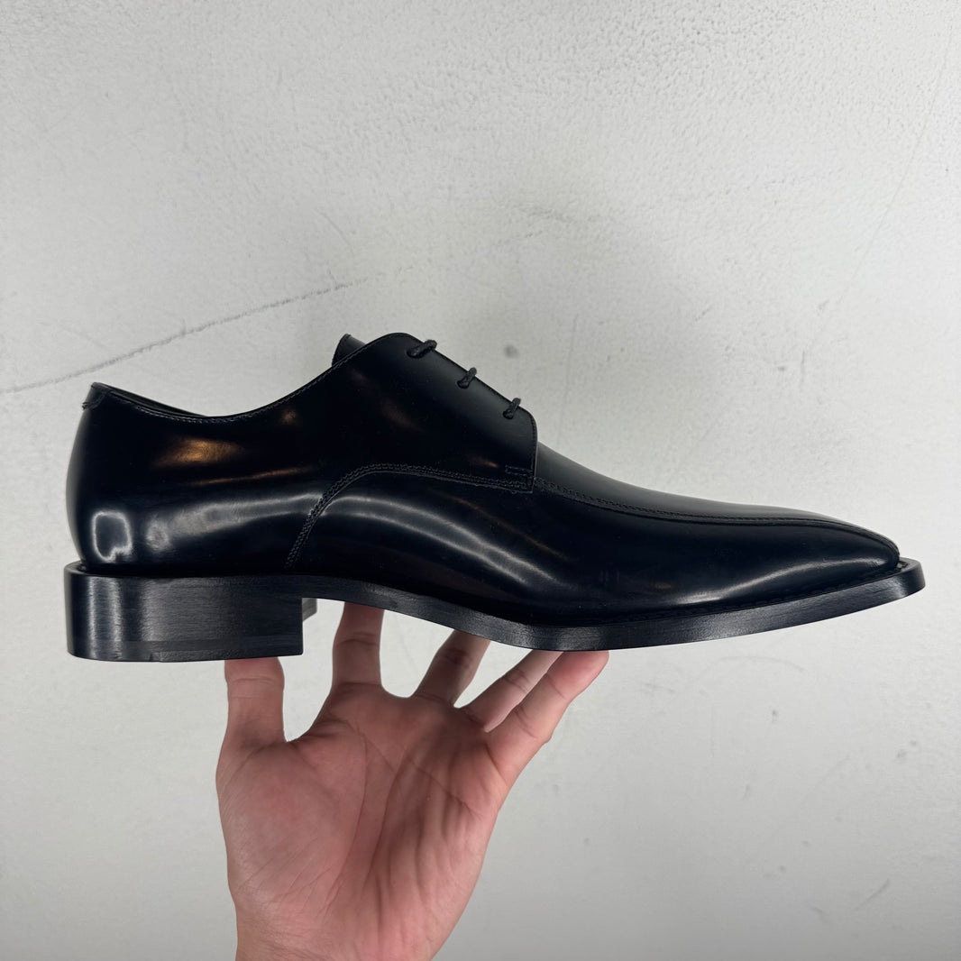 Balenciaga Square Toe Leather Derbies