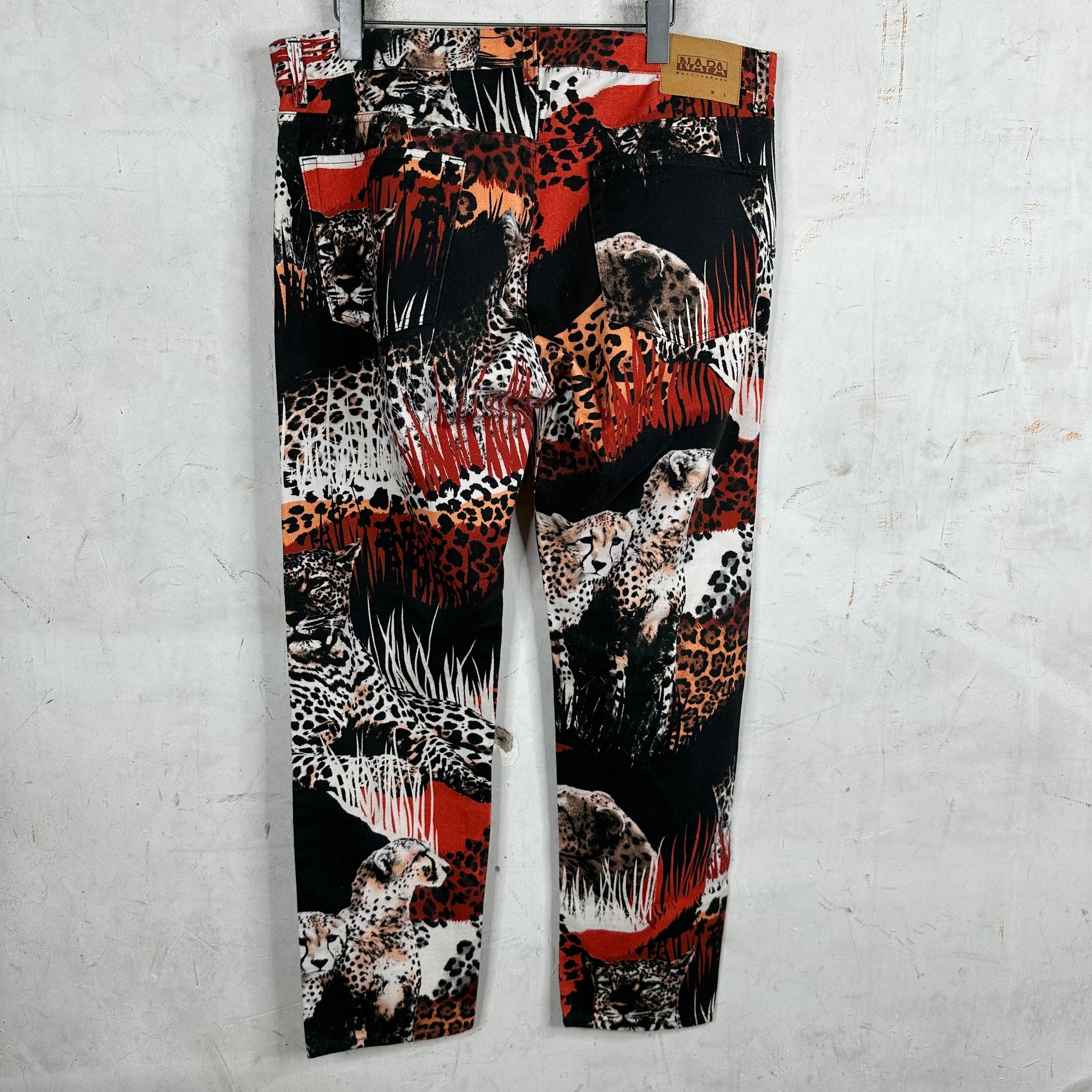 Napa By Martine Rose Cheetah Denim Pants