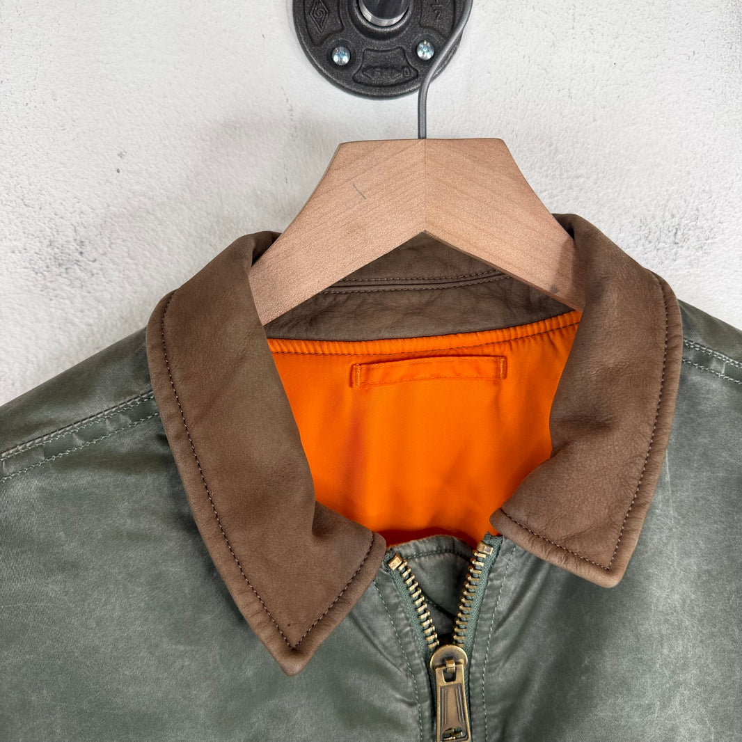 Supreme Denim Sleeve MA-1 Jacket