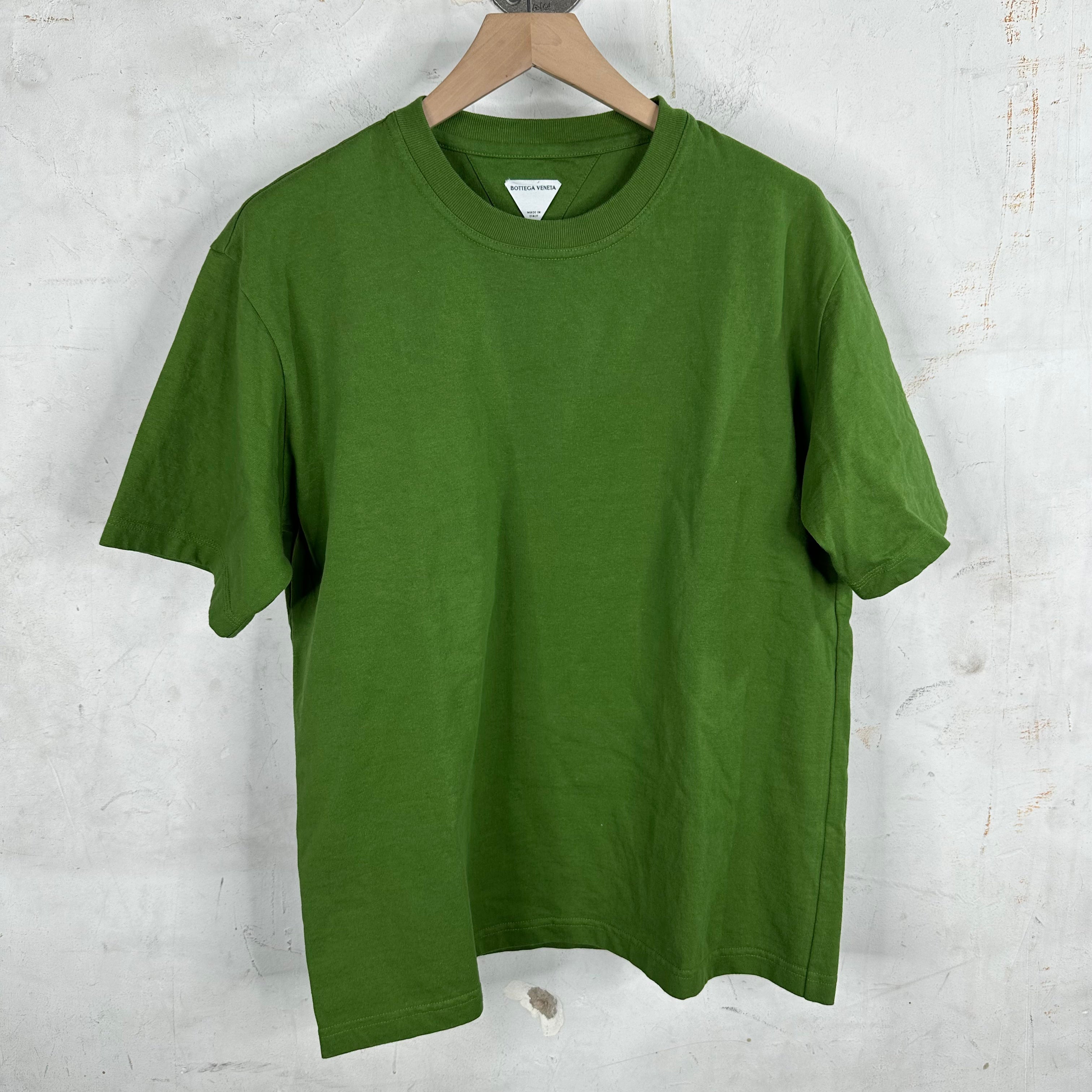 Bottega Veneta Swamp Green T-shirt – www.Lukes.store