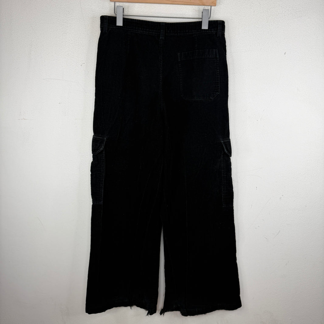 Acne Studios Black Corduroy Cargo Pants
