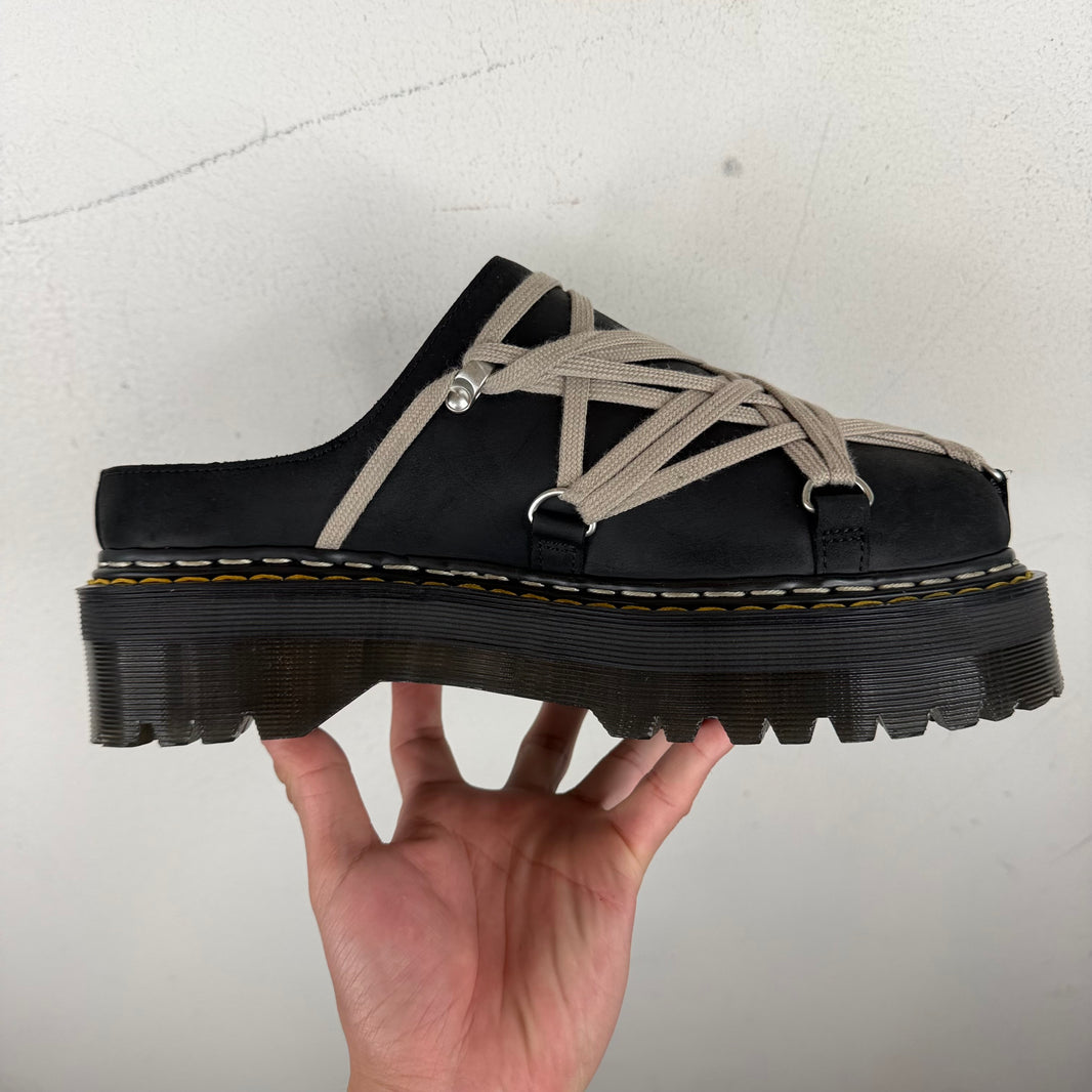 Rick Owens Doc Marten's Quad Megalace Mules