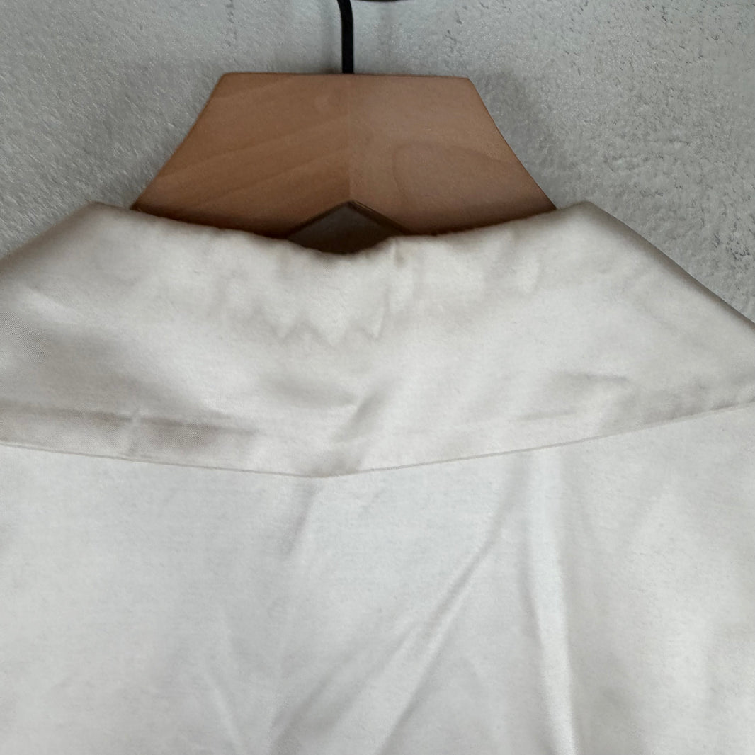 Amiri White Silk S/S Shirt