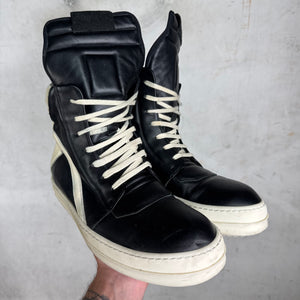 Rick Owens Black/White Geobaskets