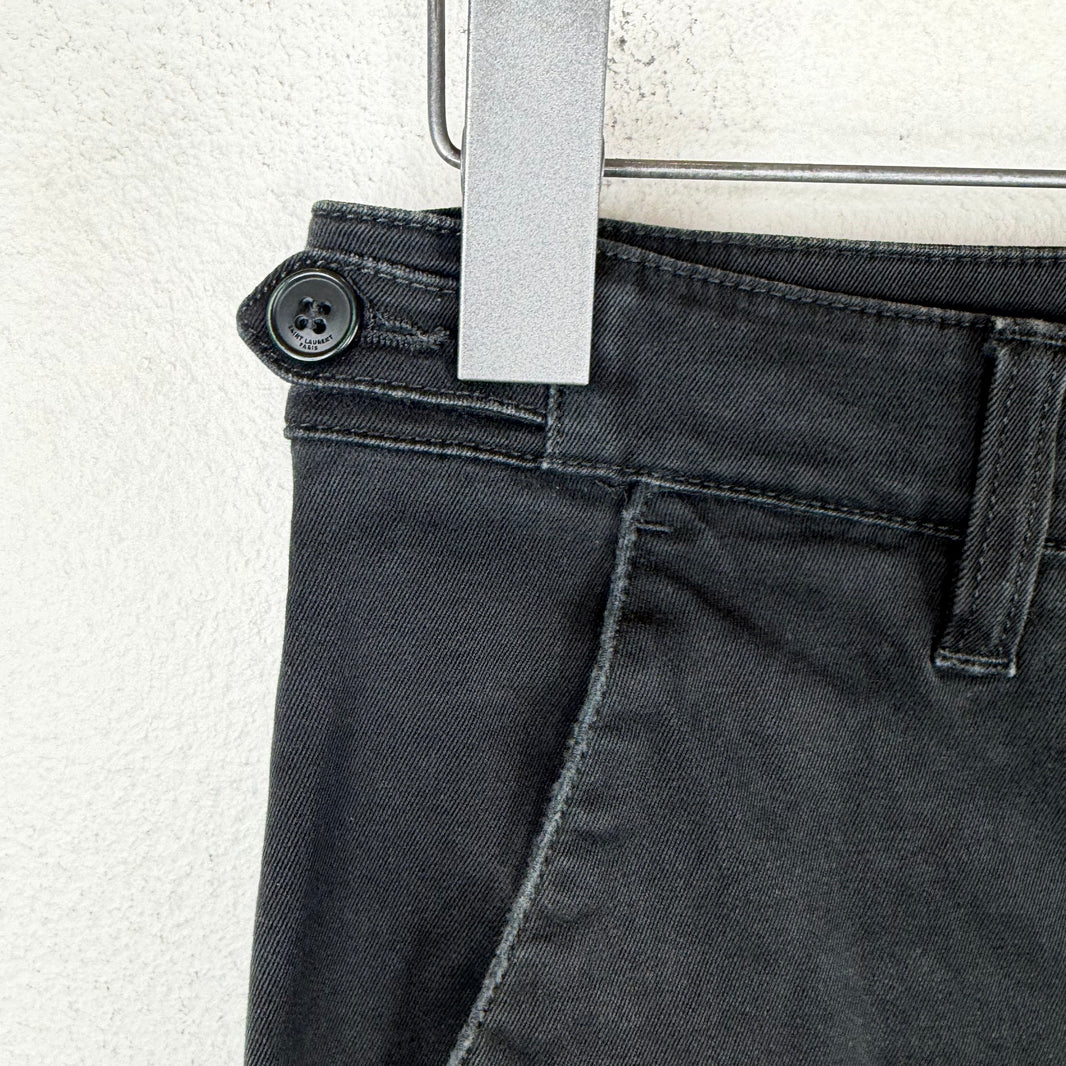 Saint Laurent Skinny Black Trousers