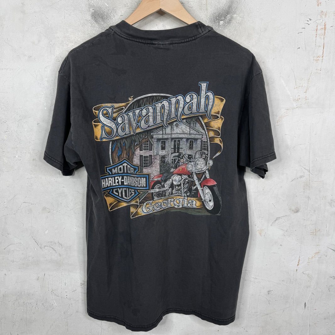 Vintage Harley Davidson Savannah Eagle T-Shirt