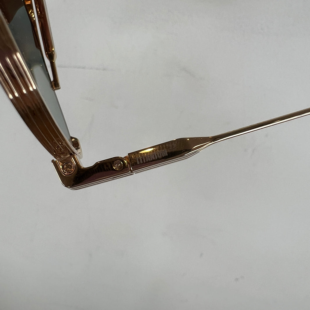 JMM Gold Gonzo Duke Aviator Sunglasses