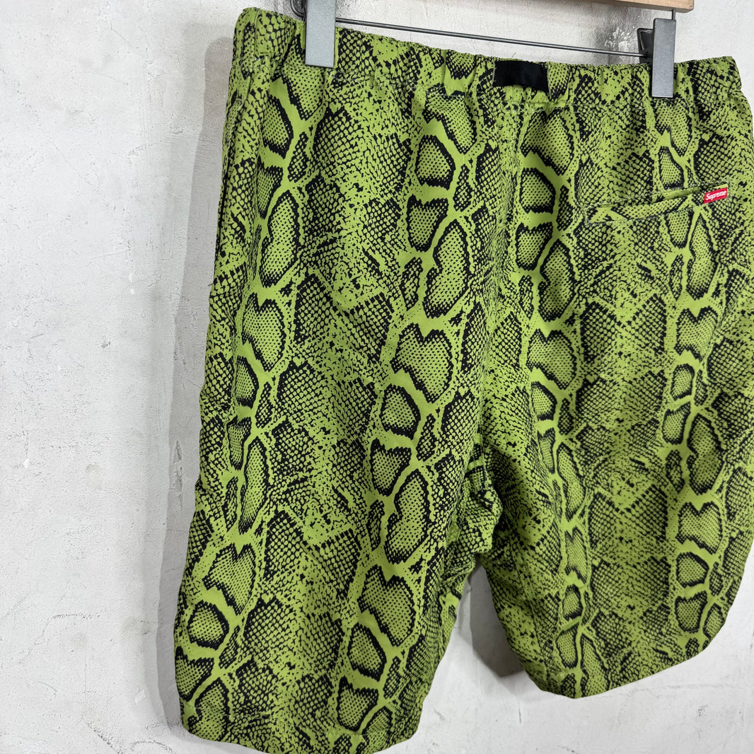 Supreme Belted Snakeskin Shorts