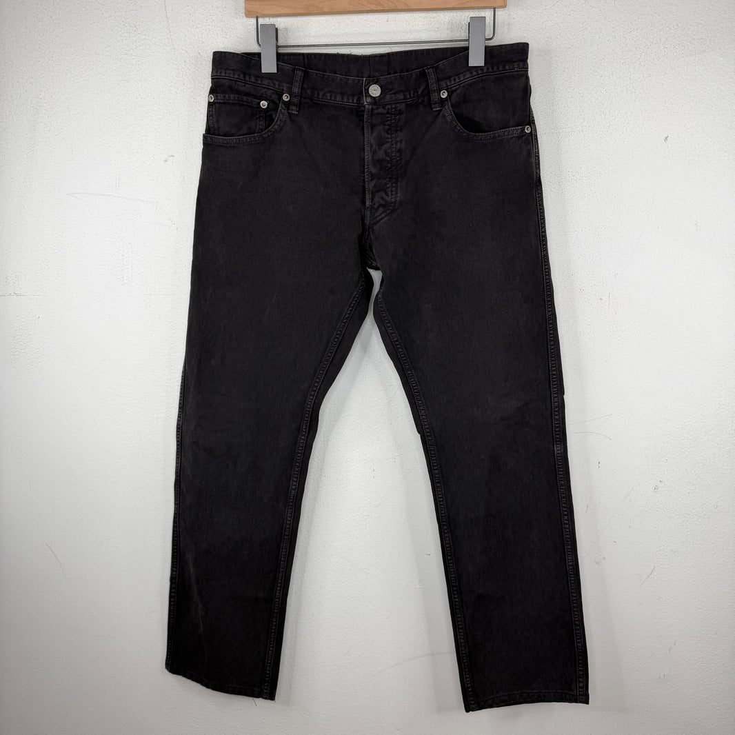 Visvim Black Corduroy Skinny Pants