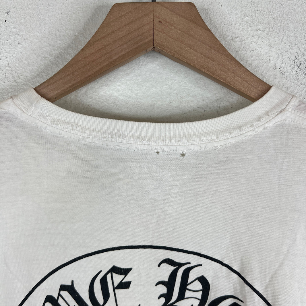 Chrome Hearts White Horseshoe T-Shirt