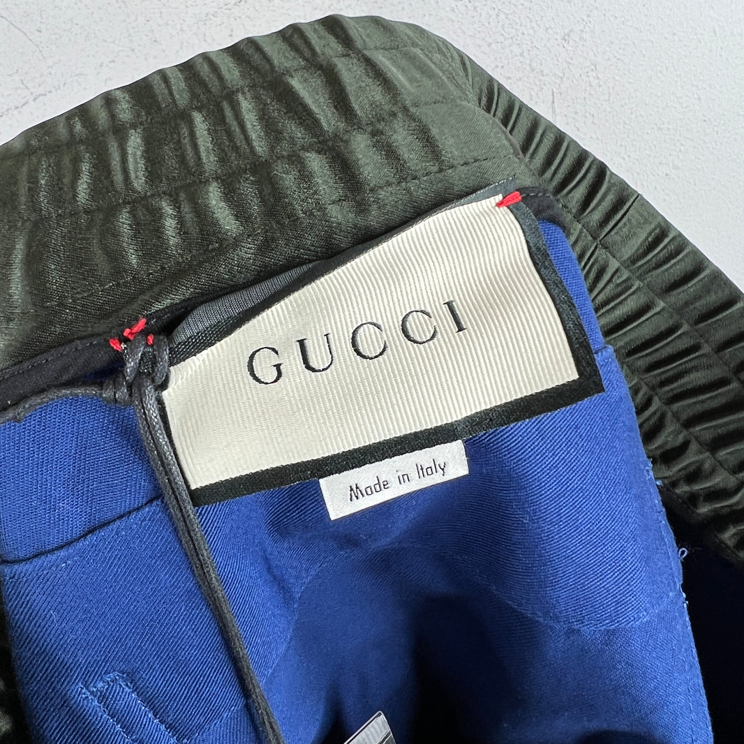 Gucci Blue Elastic Band Pants