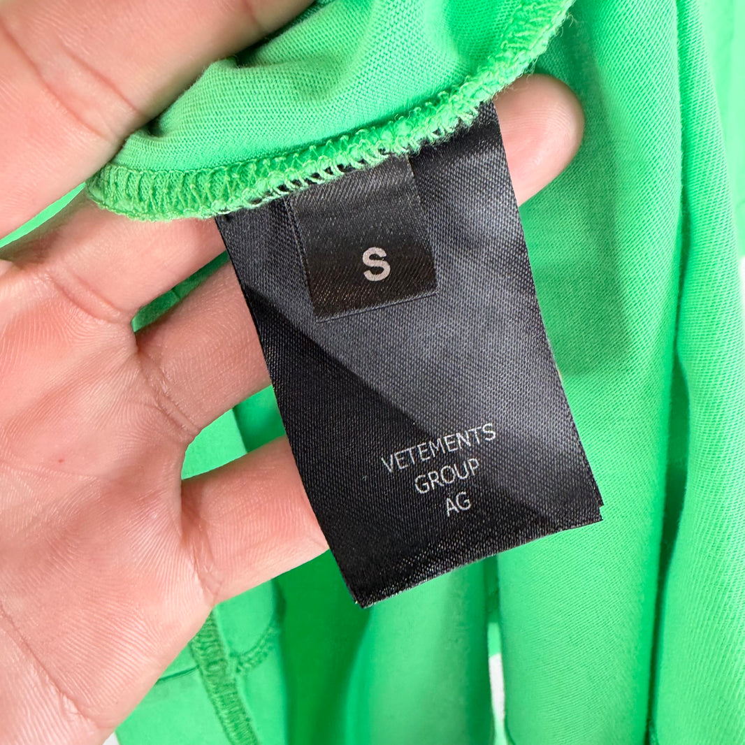 Vetements Green Oval Logo T-Shirt