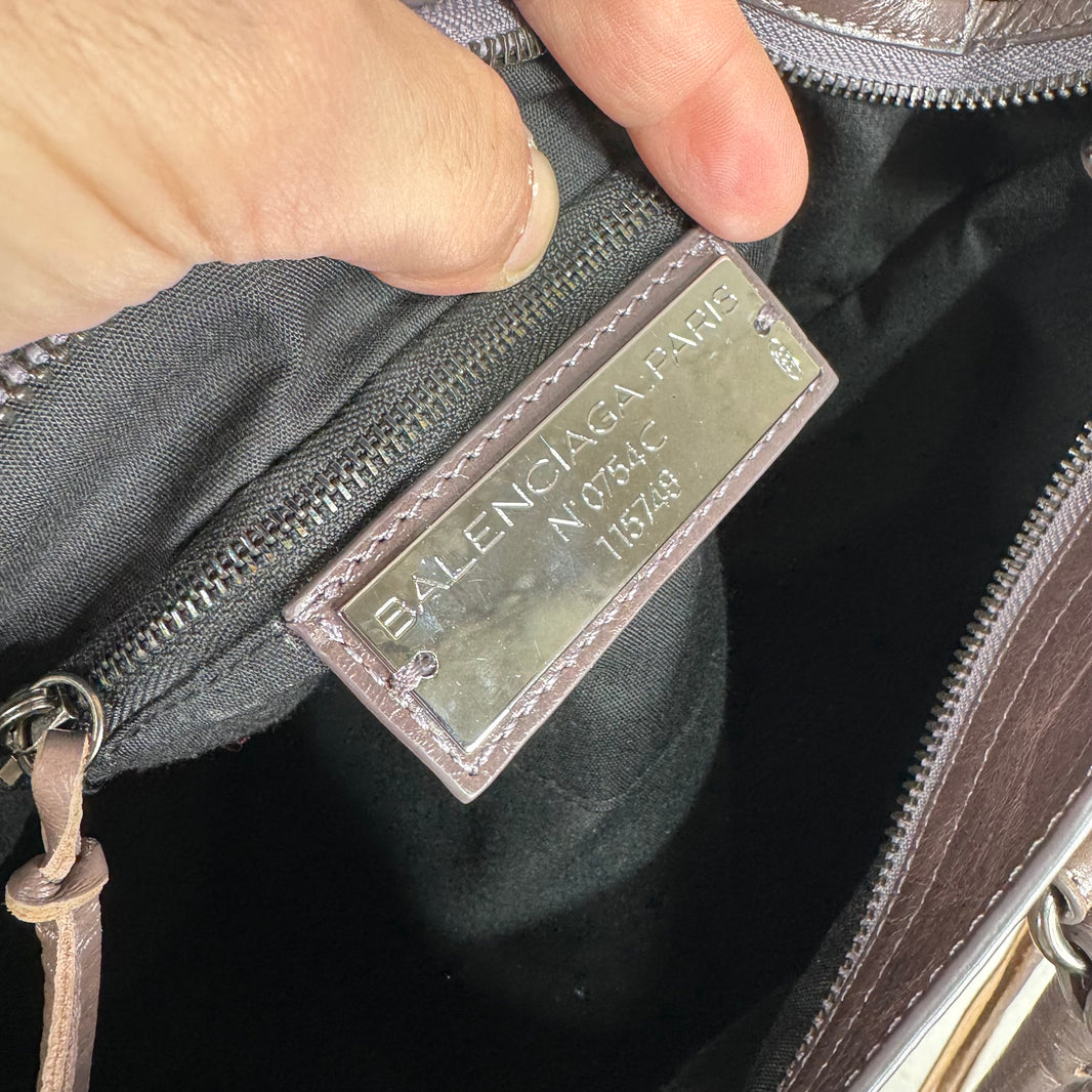 Balenciaga Purple City Bag