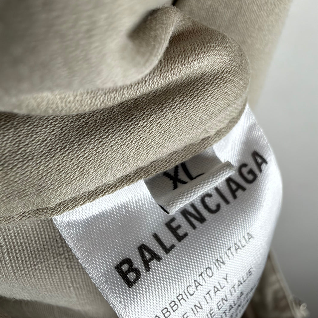 Balenciaga Flared Beige Convertible Cargo Pants