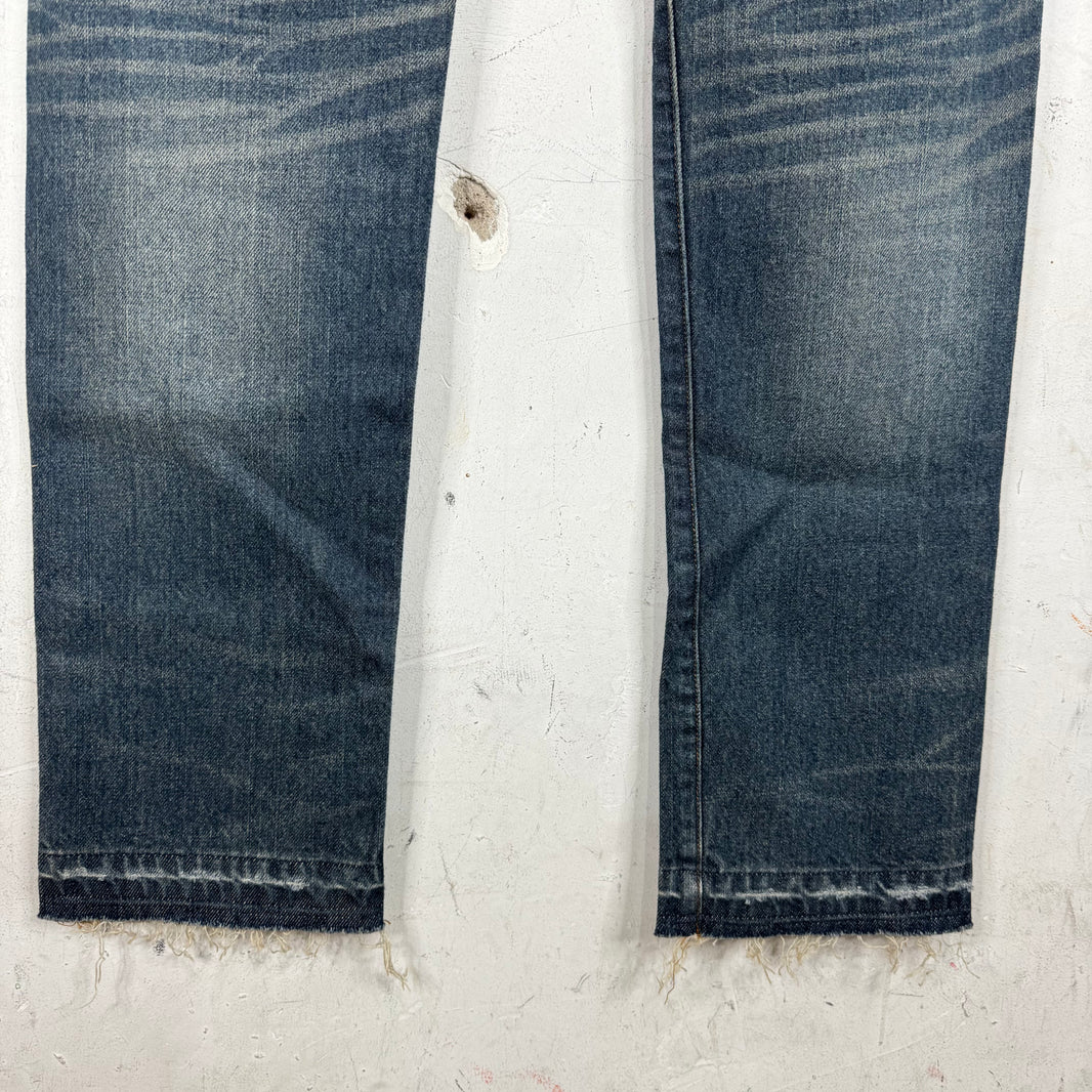 Gallery Dept Distressed Repaired Straight Jeans
