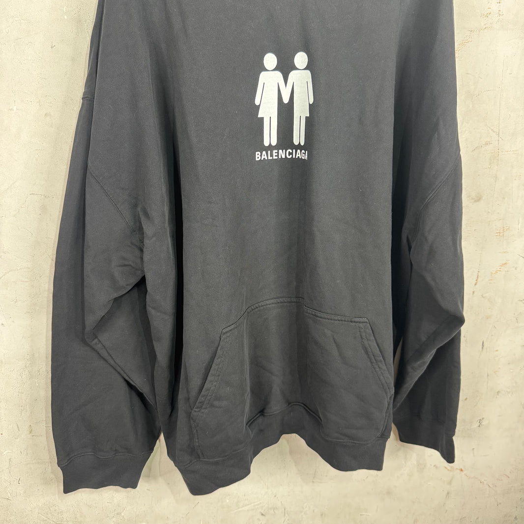 Balenciaga Pride Oversized Hoodie