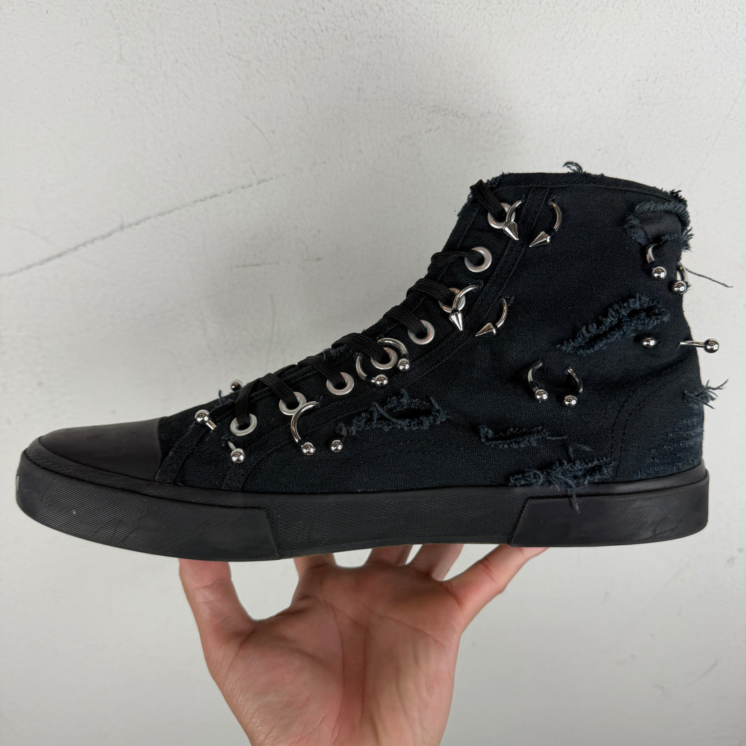 Balenciaga Pierced Paris High Top Sneakers