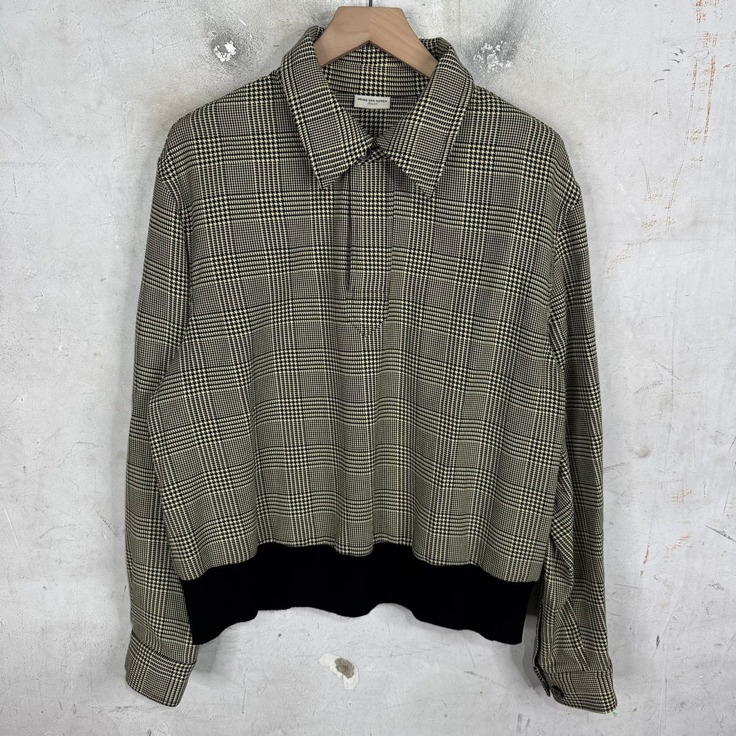 Dries Van Noten Tartan Pullover Polo