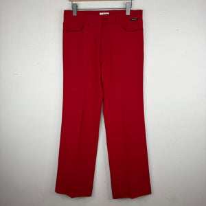 Balenciaga Red 5 Pocket Pants