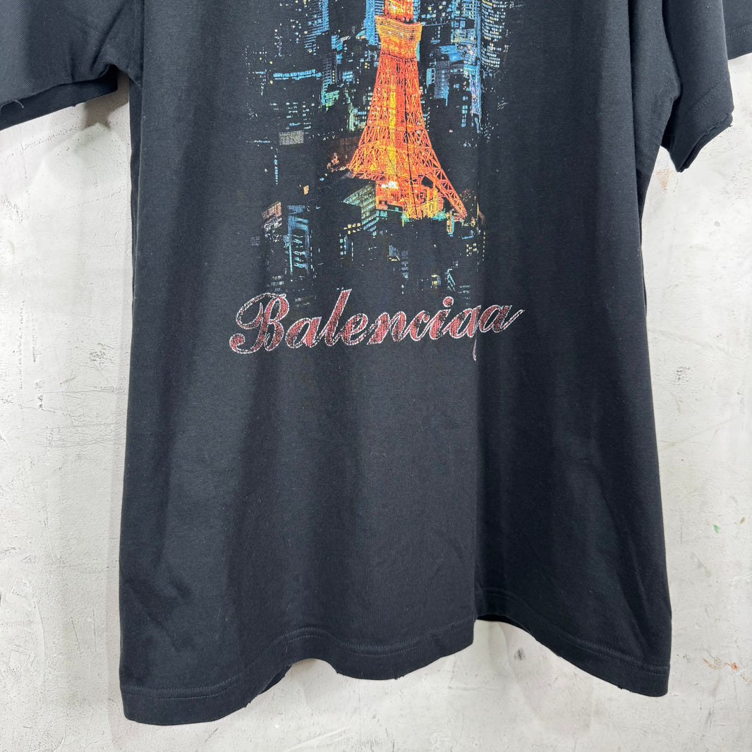 Balenciaga Eiffel Tower T-Shirt