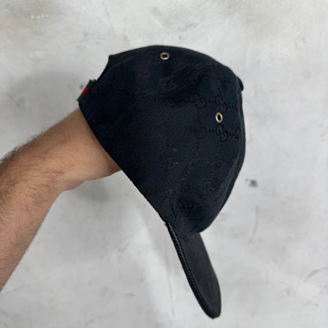 Gucci Monogram Black Hat